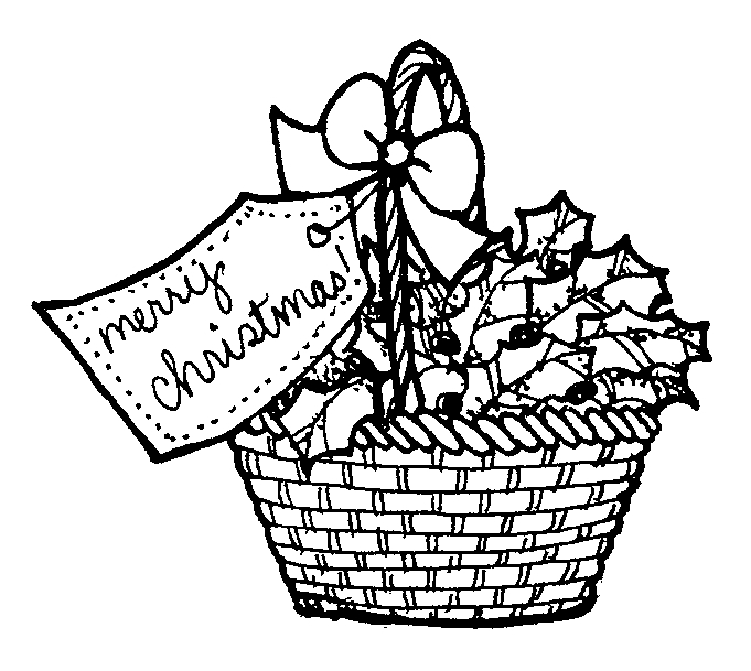 Back Gallery For Christmas Gi - Gift Basket Clipart