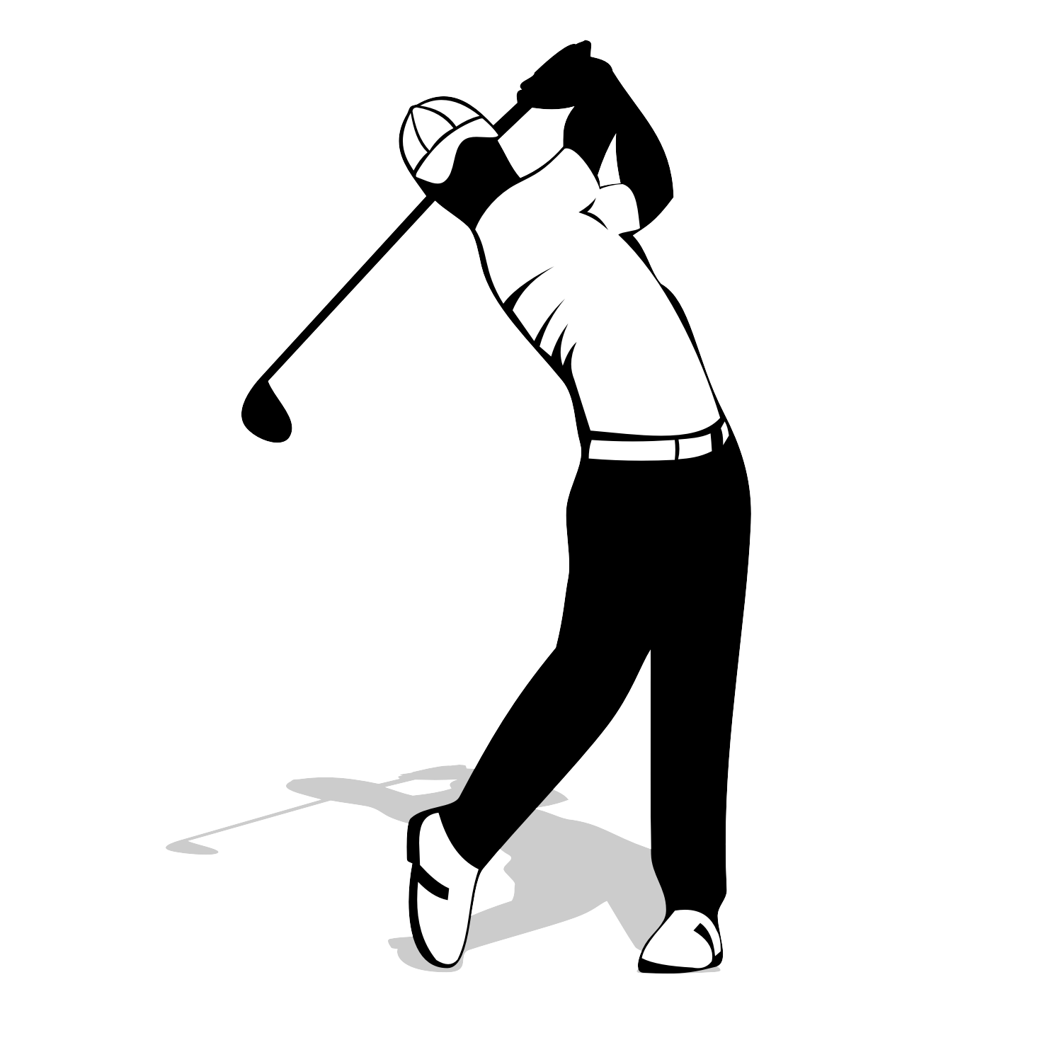 Back Gallery For Golfer Silhouette Clip Art