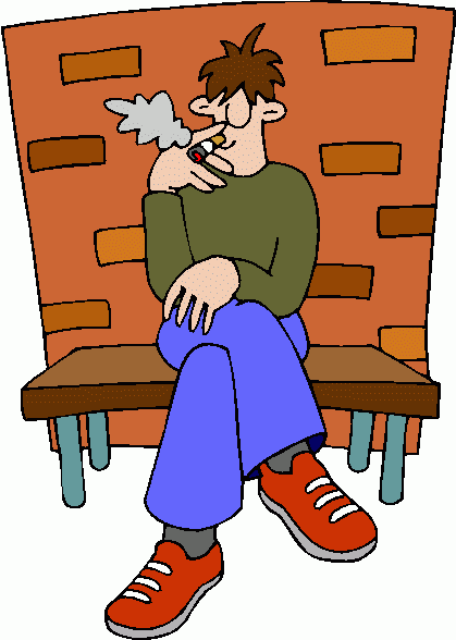 Back Gallery For People Smoking Clipart