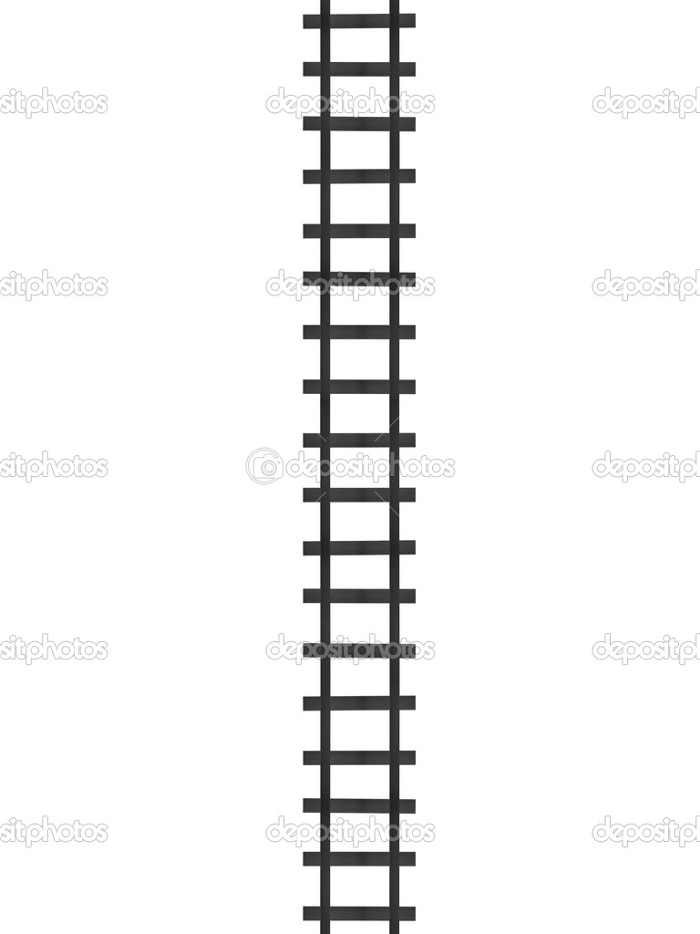 Curved Train Track Clipart .