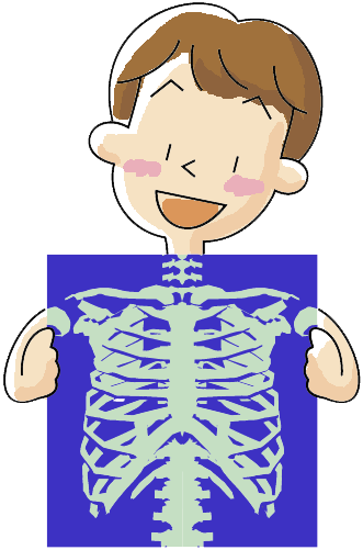 Boy Taking An X Ray