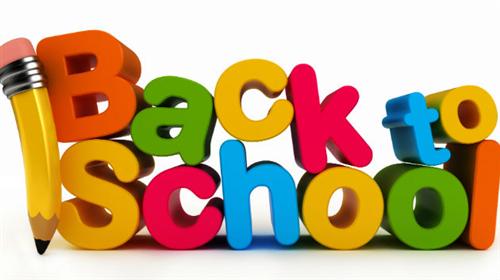 Back To School Colorful Text 