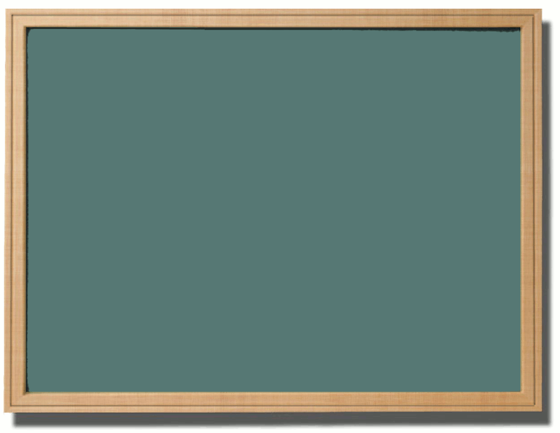 Blank chalkboard clipart