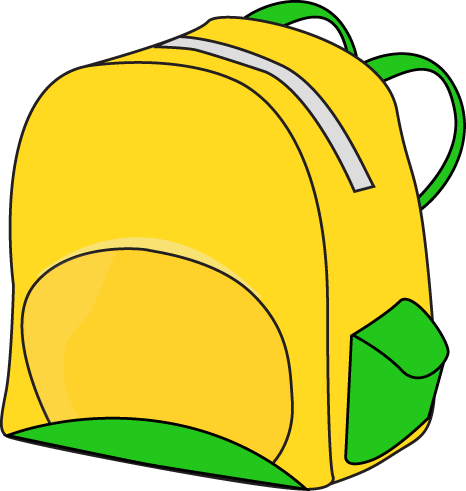 backpack clipart