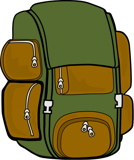 backpack clipart
