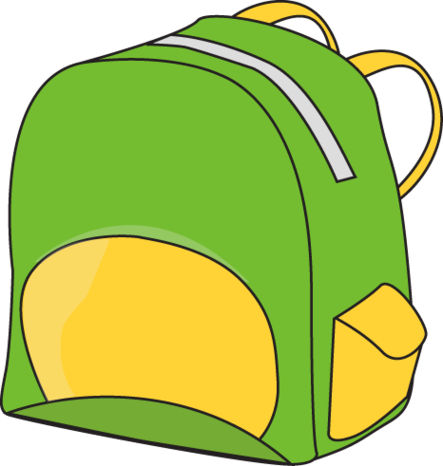 Backpack clip art clipart free .