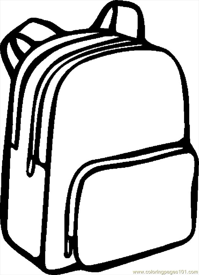 Backpack clipart 3 image