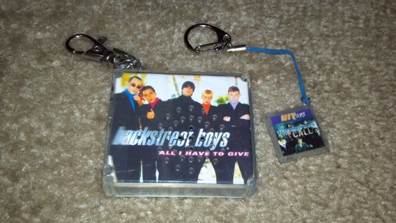 Backstreet Boys Musical Keychain u0026quot;All I Have To Giveu0026quot;   Hit Clip gift