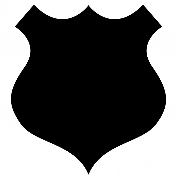 Badge Shield Black Clipart Fr - Badge Clip Art