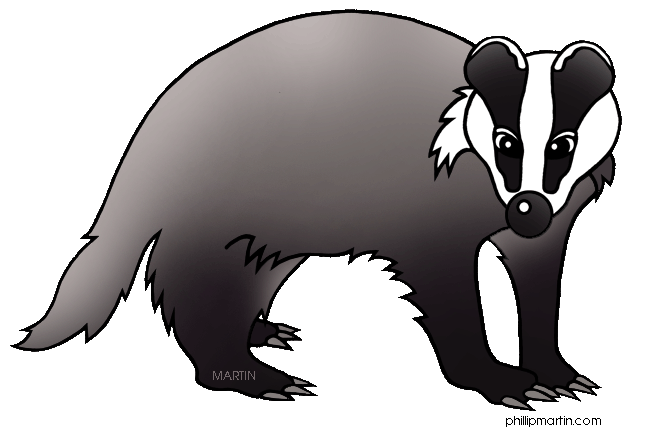 badger clipart 