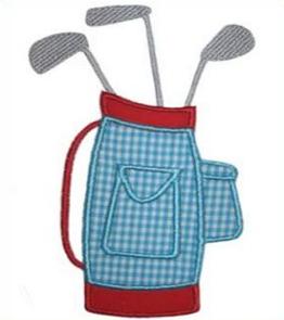 bag of golf clubs