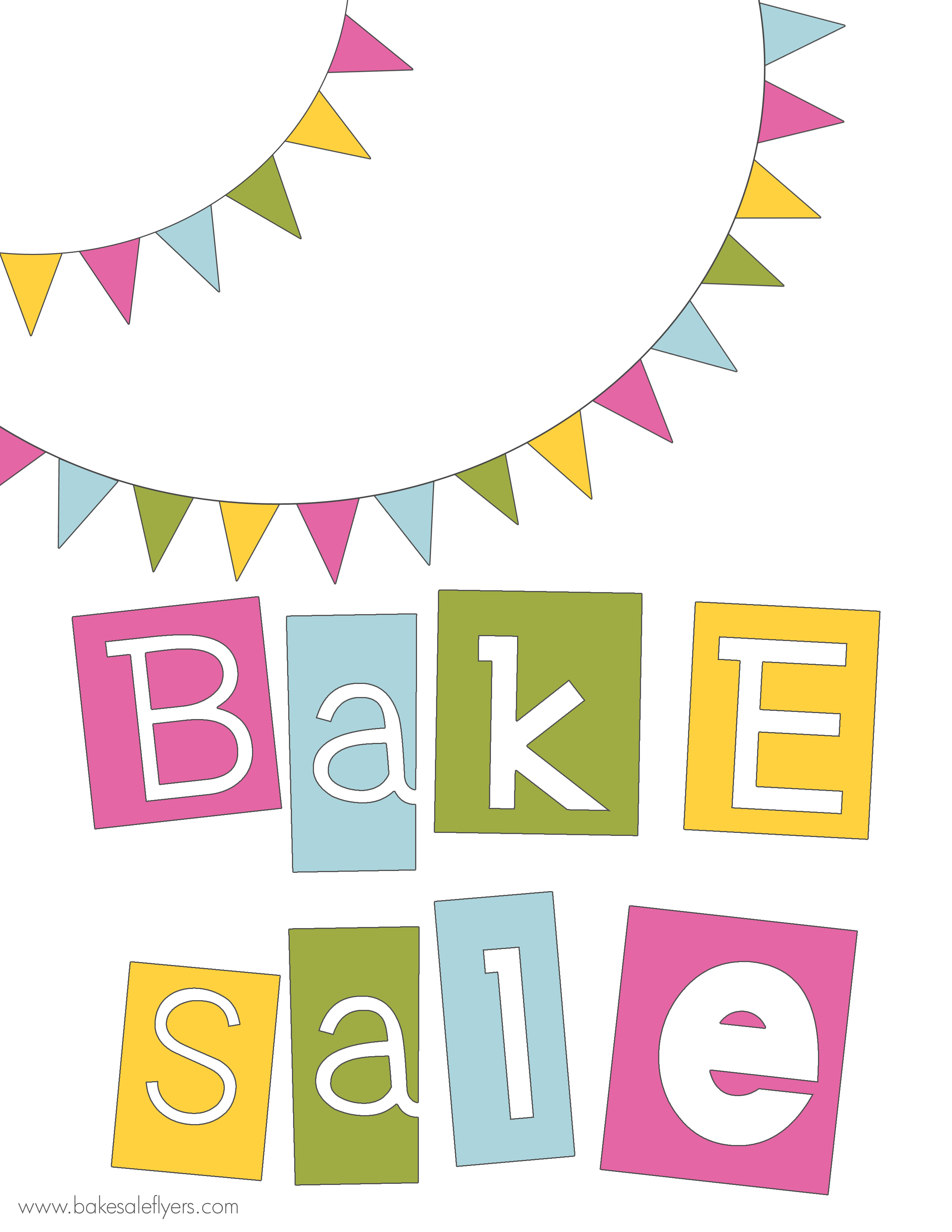 Bake Sale Fundraiser Clipart  - Bake Sale Clip Art Free