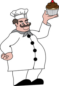 Baker clipart image a smiling