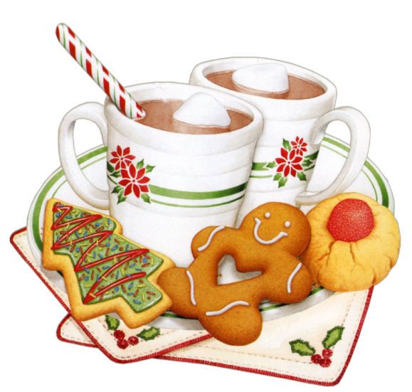 Baking christmas cookies . - Christmas Cookies Clipart
