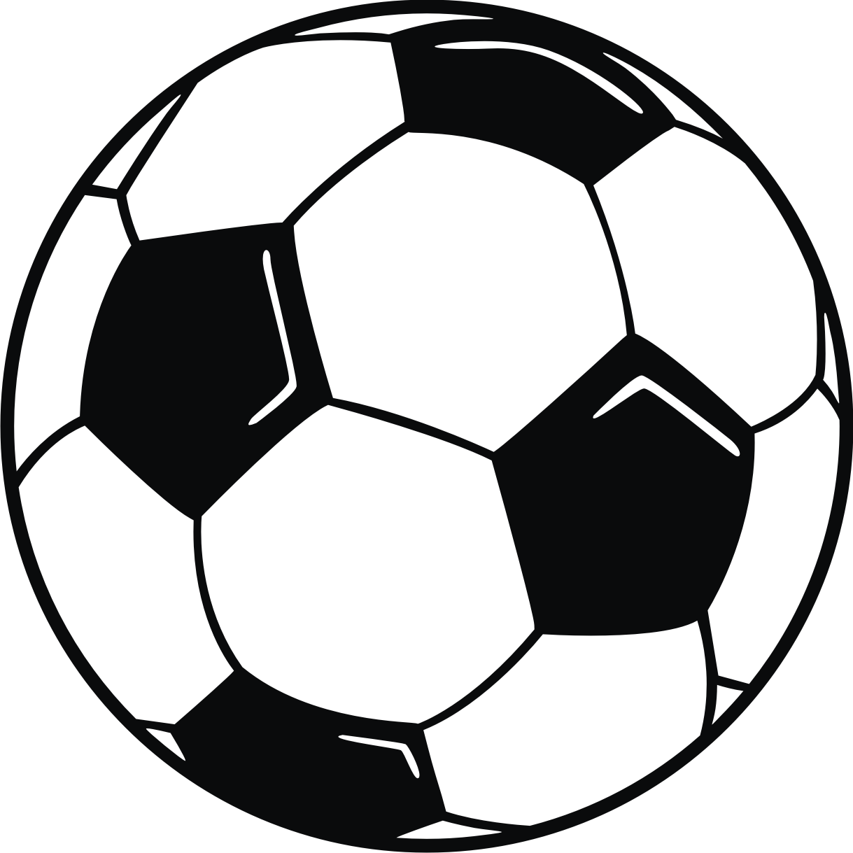 Kids Soccer Ball Clip Art