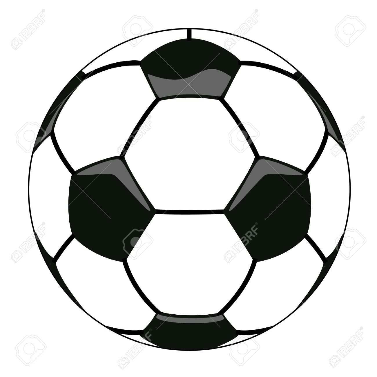 Vector - vector illustration of soccer ball clipart