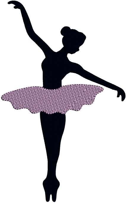 Ballerina Ballet Dancer Silhouette Ballet Shoes Ballet Slippers Dancer Dance Dancing INSTANT DOWNLOAD Embroidery Design Pattern