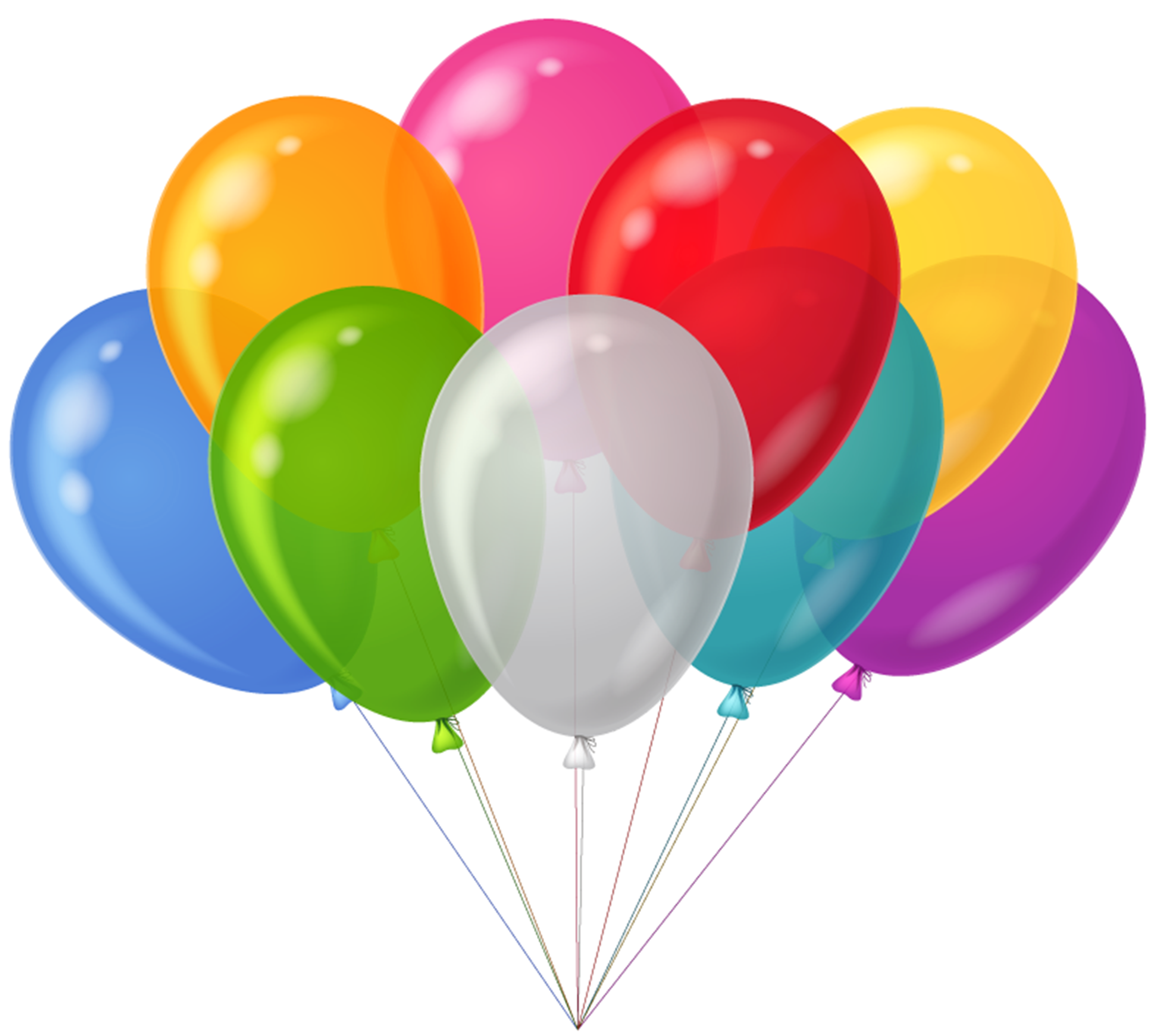 Transparent Bunch Balloons Cl