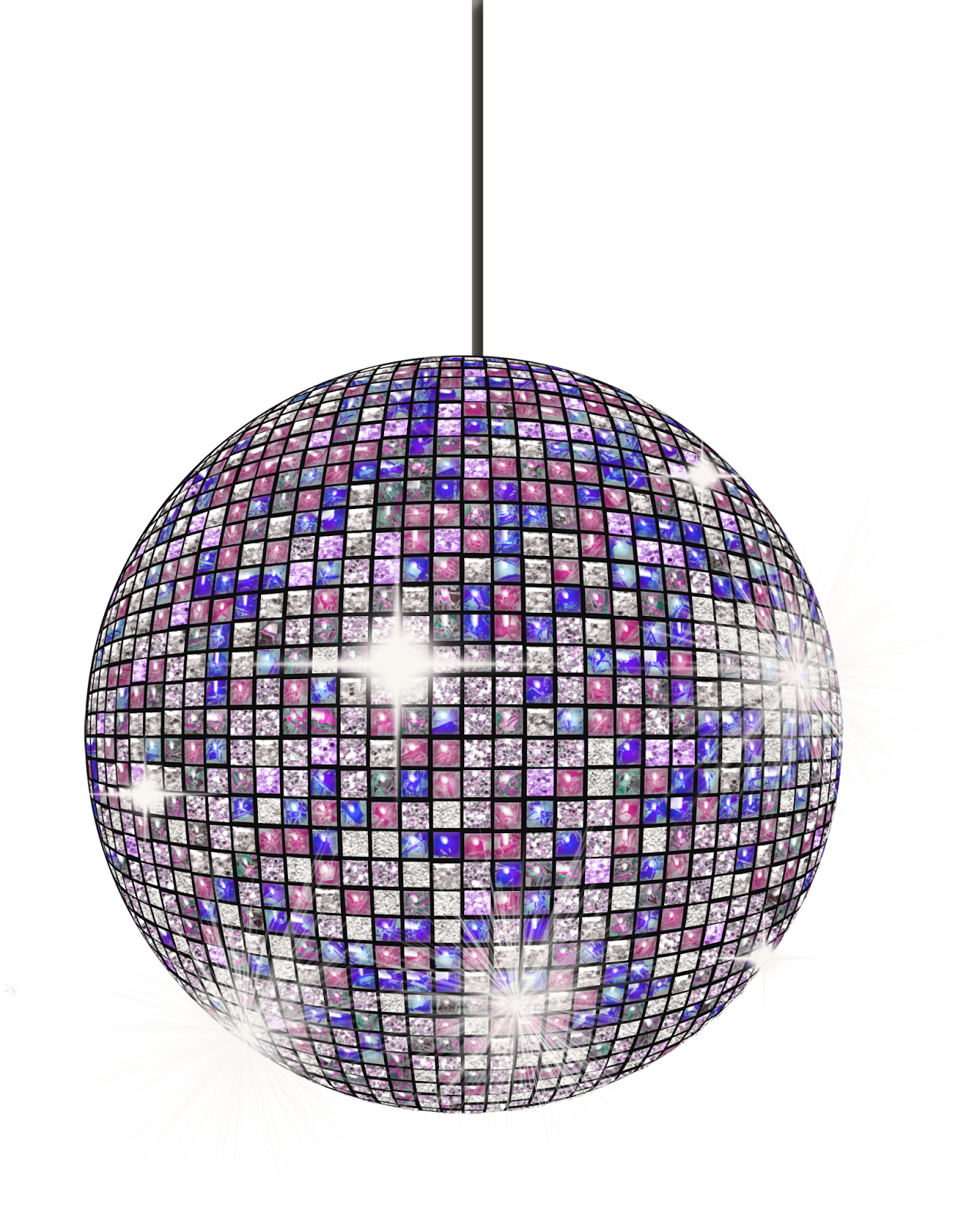 Moving Disco Ball - Clipart l