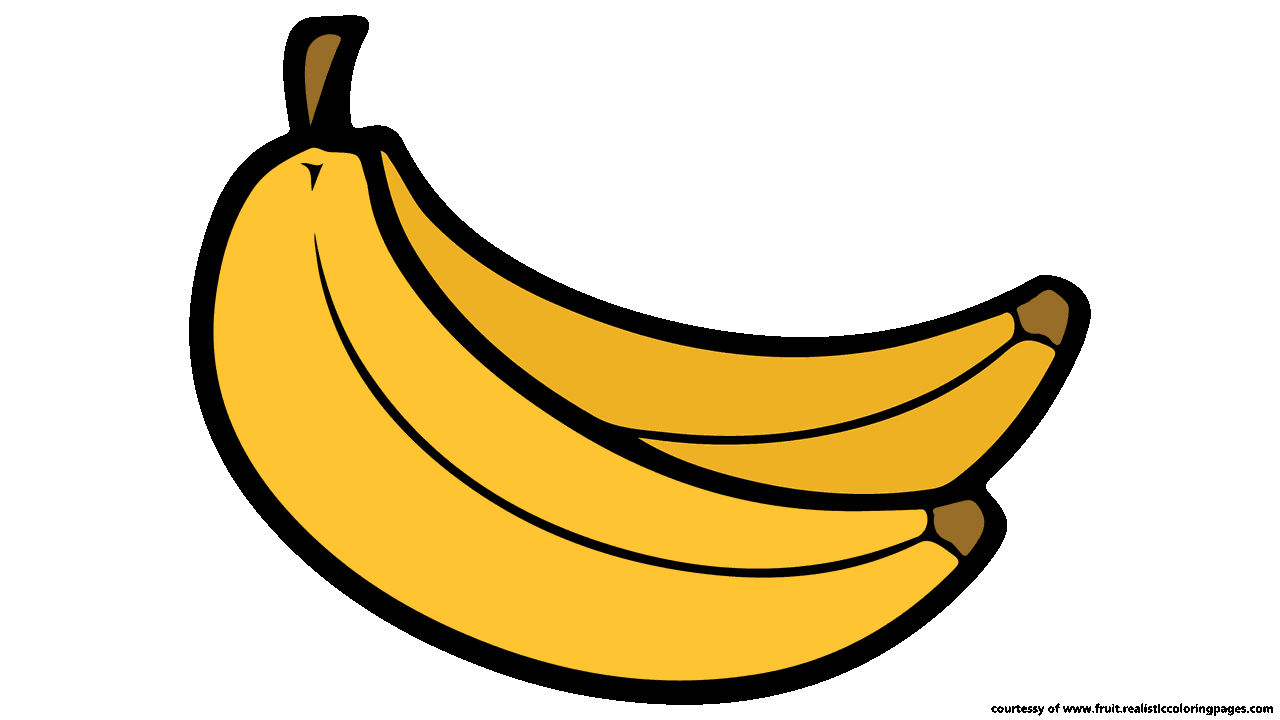 Banana clipart frut #6