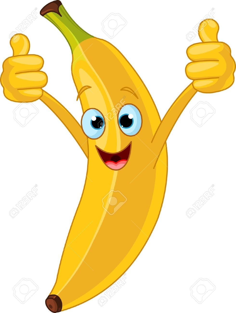 Banana clipart happy #11