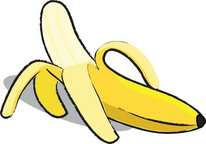 Banana Peel Clip Art At Clker