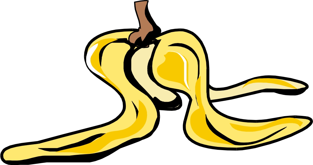 Banana Peel Clip Art - Banana Peel Clipart