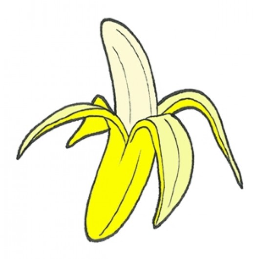 Banana Peel Clipart Banana - Banana Peel Clipart