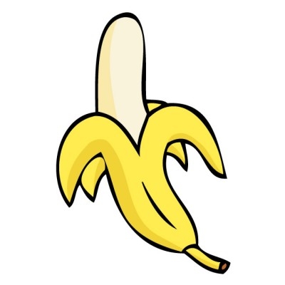 banana peel clipart clipart k - Banana Peel Clipart