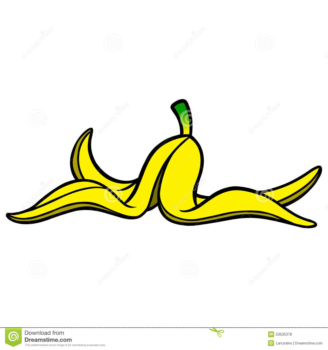 Banana Peel Royalty Free Stoc - Banana Peel Clipart
