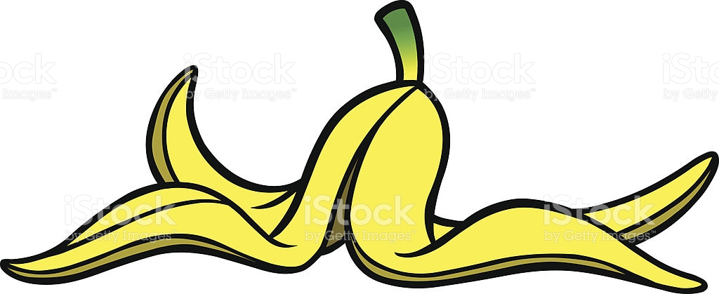 Banana Peel royalty-free stock vector art