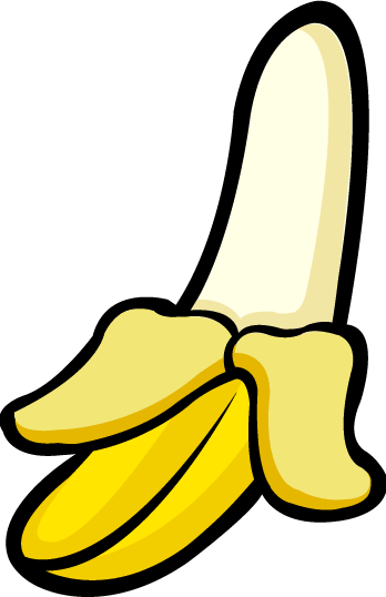 Bananna - Fruits Clip Art