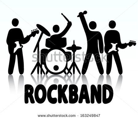 kids rock band clipart - Goog - Band Clipart