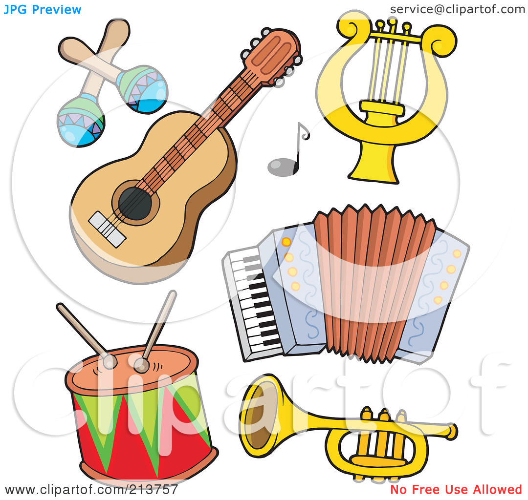 Band Instruments Clipart Of ..