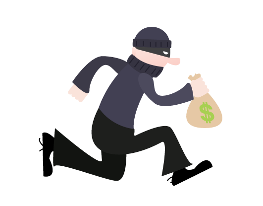 Bank Robber Clipart Png - Robber Clip Art