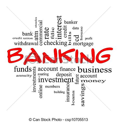 ... Banking Word Cloud Concep