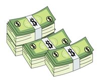 banknotes stack of money clipart. Size: 75 Kb