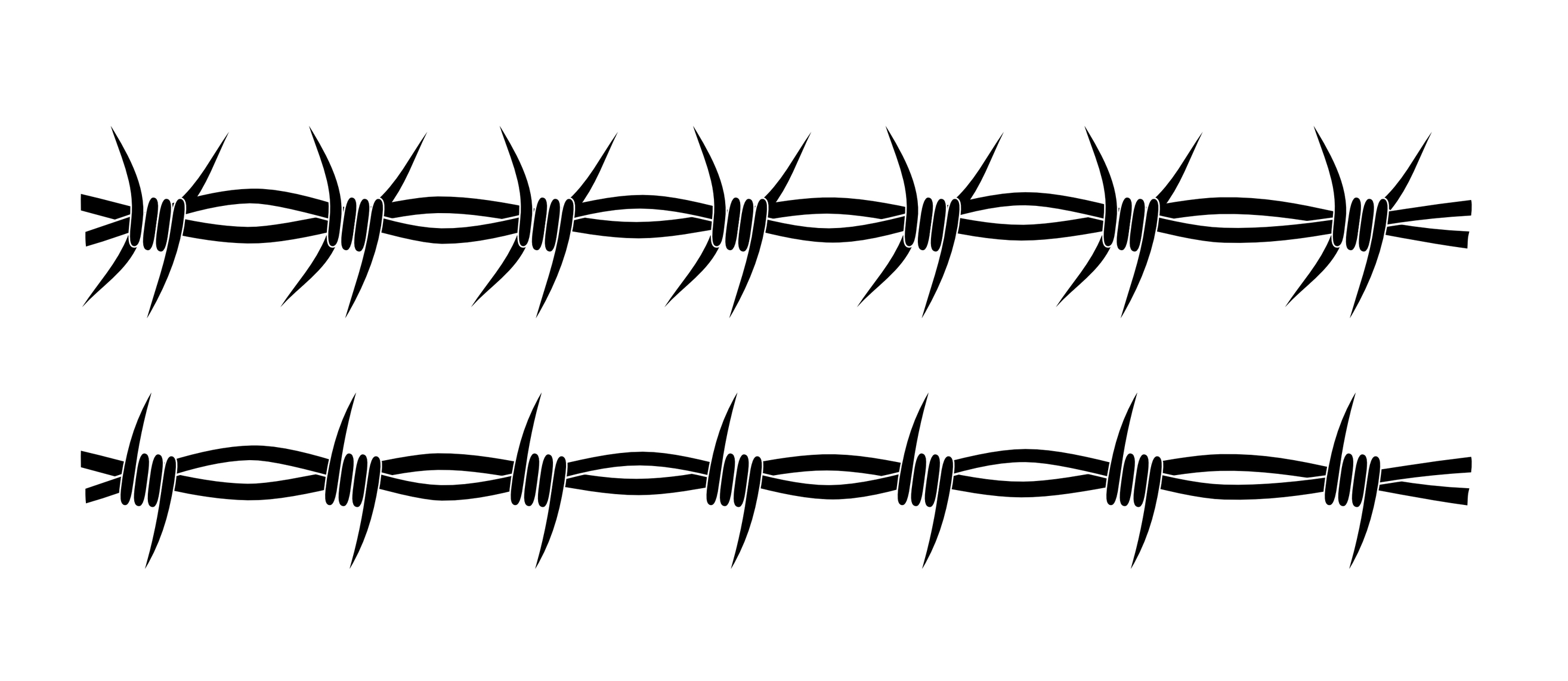 Barbed Wire Border Clip Art .