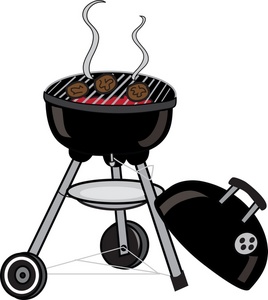 Barbecue Clipart Image Burgers Cooking On A Bbq Grill 20140621035919