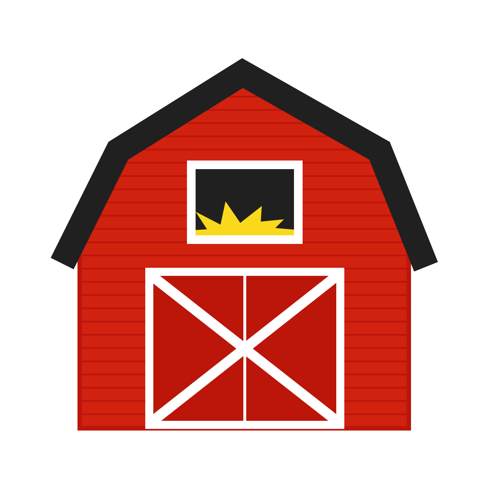 Barn Clipart For Kids Clipart - Red Barn Clipart