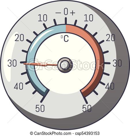 Barometer icon, cartoon style - csp54393153