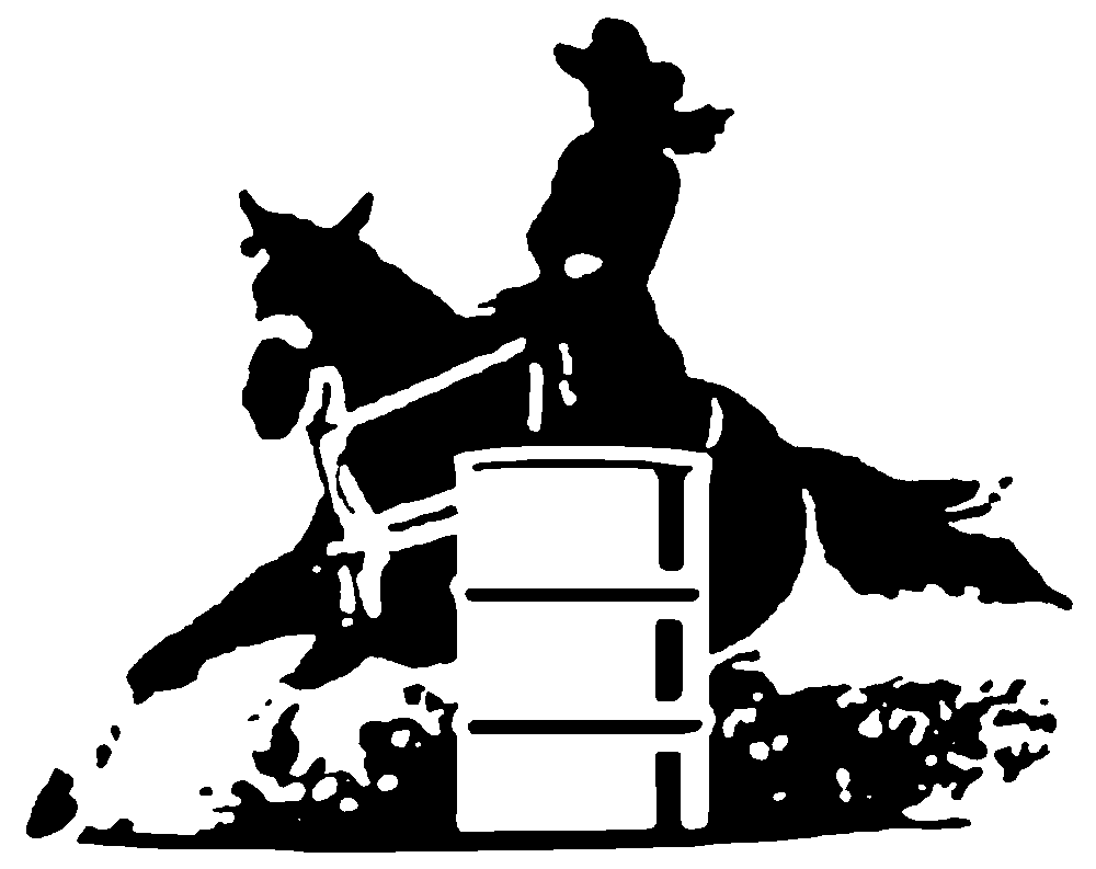 Barrel racer clipart no background with saying - ClipartFest