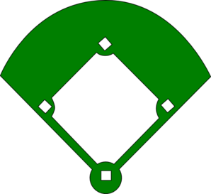 baseball field clipart
