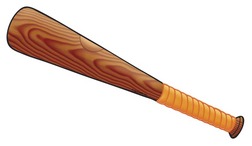 Baseball bat bat baseball clipart clipartall