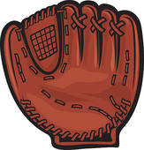 baseball bat glove; silhouette baseball glove; baseball glove clipart