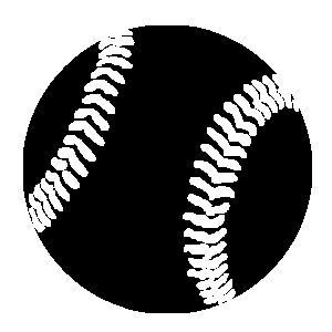Baseball black and white 0 im - Baseball Clipart Black And White