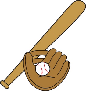 Baseball Clipart Image Clip Art Image Of A Baseball Bat Glove And