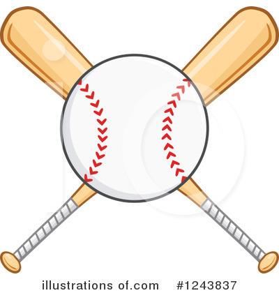 Cartoon boy playing Baseball 