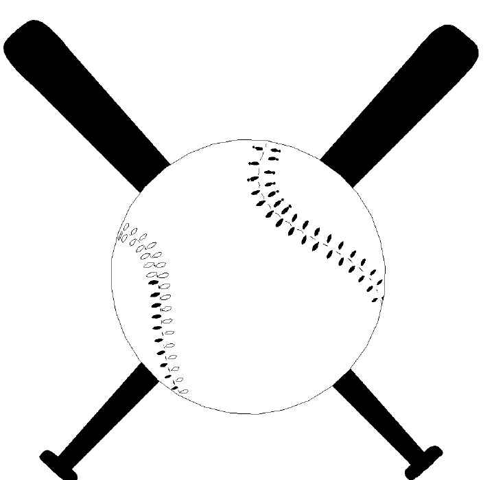 Baseball Crossed Bats Clipart . Index of /. Baseball Bat .