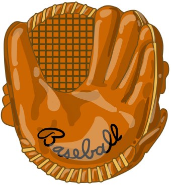 Baseball Glove clip art